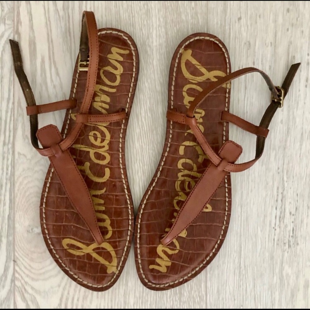 Sam Edelman Gigi sandal in saddle leather
